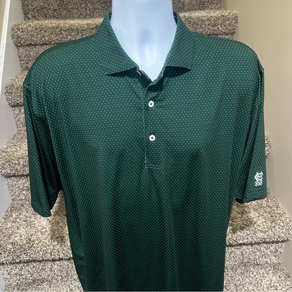 Stunning mint *Turtleson* stretch wicking men’s casual golf ⛳️ polo shirt - XL